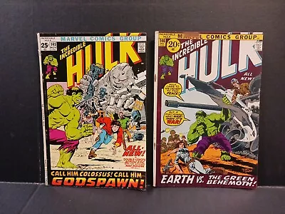 Buy Incredible Hulk #145, 146 (Origin Of Hulk) Marvel Comics 1971 • 17.37£