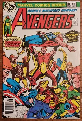 Buy The Avengers #148 Marvel Comics 1976 Squadron Supreme App. Lee/Perez - FN/VF • 8.70£