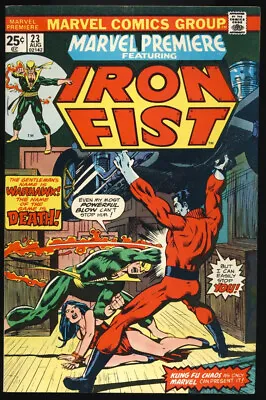 Buy MARVEL PREMIERE #23 1975 VF+ IRON FIST - 1ST APPEARANCE Of WARHAWK Marvel Comics • 20.08£