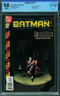 Buy Batman 570 Cbcs 9.8 White Pages Joker Cover 1st App Harley Quinn In Title B4 • 110.84£