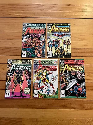 Buy AVENGERS #213 #214 #215 #216 #217 Marvel Comics 1981 COMBINE SHIPPING O • 27.70£