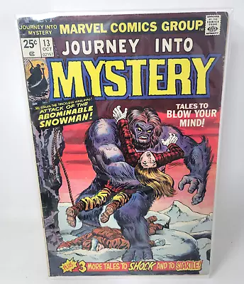 Buy JOURNEY INTO MYSTERY V2 #13 MARVEL HORROR *1974* 3.5 • 5.52£