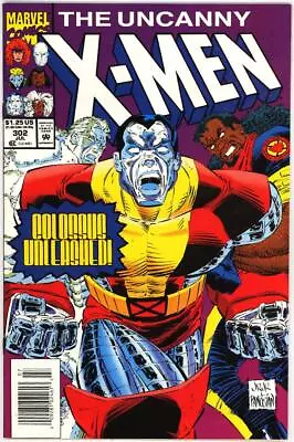Buy Uncanny X-men 302 Vf/nm Hi Grade Colossus Bishop Romita Jr Marvel Newsstand Bin • 4.27£