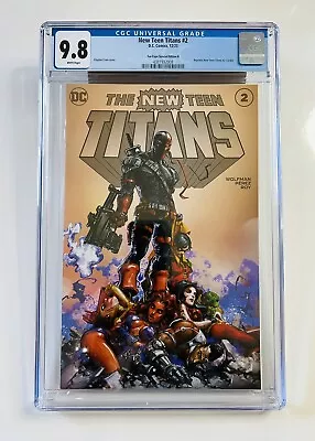 Buy New Teen Titans #2 Clayton Crain Fanexpo Exclusive Trade Variant 1/1300 Cgc 9.8 • 68.36£
