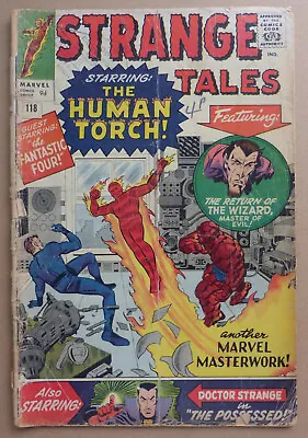 Buy STRANGE TALES #118, KEY ISSUE WITH 1st APPEARANCE OF  ORB OF AGAMOTTO  • 32£