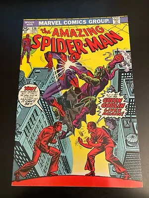 Buy AMAZING SPIDER-MAN #136 (1974) *Key!* (VF/VF+) To (VF+) *Super Bright & Glossy!* • 122.21£