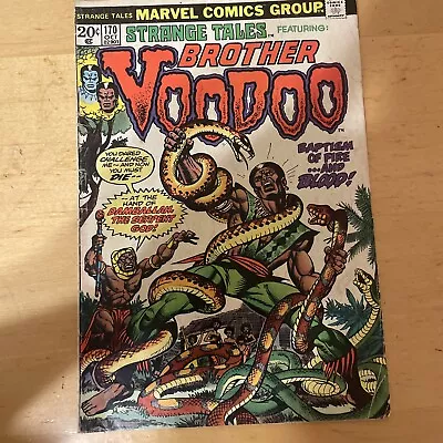 Buy Strange Tales #170 (1973) 2nd App Brother Voodoo Classic Marvel Gil Kane SEE PIC • 23.99£