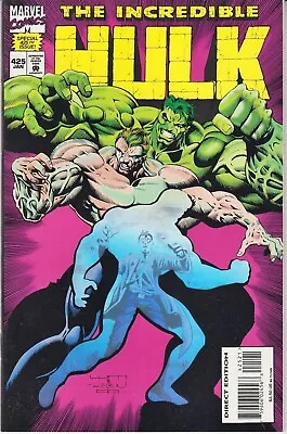Buy Incredible Hulk #425 Hologram Cover Marvel 1995 020923 • 7.70£