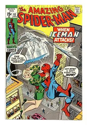 Buy Amazing Spider-Man #92 VF- 7.5 1971 • 98.55£