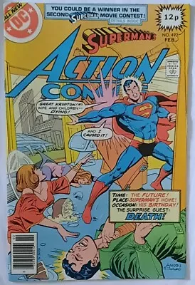 Buy Action Comics 492 VF+ £4 1979. Postage  2.95.  • 4£