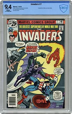 Buy Invaders #7 CBCS 9.4 1976 21-44C4905-004 1st App. Baron Blood • 275.83£