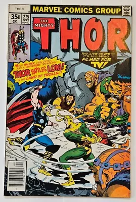 Buy Thor Vol 1 #275 NS (1978) VF- Warriors Three Odin Thomas Buscema 1st Hermod • 3.95£