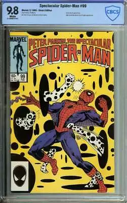 Buy Spectacular Spider-man #99 Cbcs 9.8 White Pages // Black Cat + Kingpin Story • 411.12£