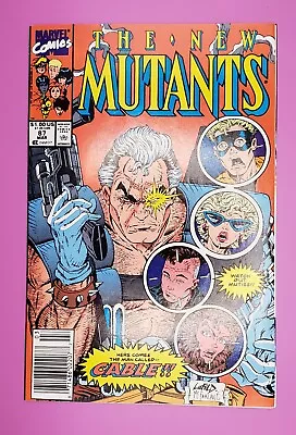 Buy New Mutants Vol 1 #87 🔑 1st Cable Newsstand 1st Print Marvel Comics VF/NM • 107.24£