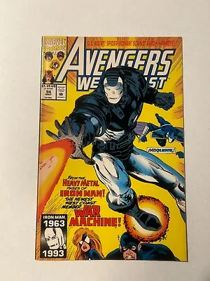 Buy Avengers West Coast #94 Nm- 9.2 First Appearance Of Rhodey As War Machine 1993 • 79.67£