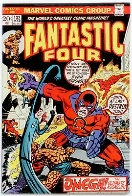 Buy Fantastic Four #132 NM- 9.2 NICELY ALIGNED Quicksilver Inhumans; Steranko Cover • 64.24£