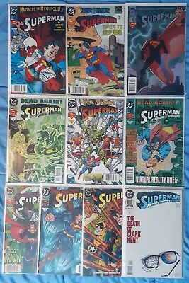 Buy Superman (1987 2nd Series) #0,92,93,94,95,96,97,98,99,100 NM • 14.48£