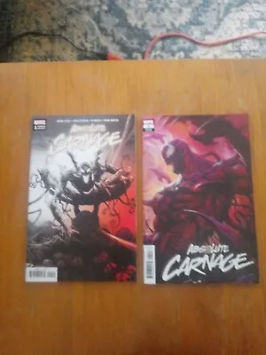 Buy Absolute Carnage 1, Marvel Comics, Premiere + Artgerm Variant VF+ • 23.82£