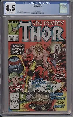 Buy Thor #389 - Cgc 8.5 - Thor Battles On - When Thunder Fails • 67.15£