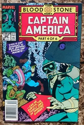 Buy Captain America #360 NM- KEY! 1st App Crossbones! (1989) High Grade Newsstand!  • 16.08£