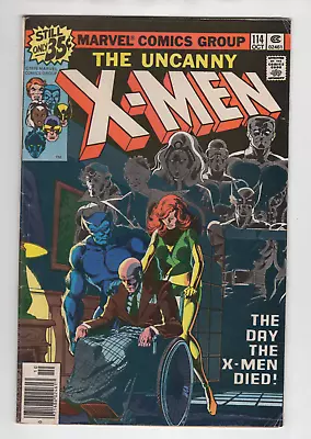 Buy Uncanny X-Men #114 First Time Uncanny Appears Above 1978 Marvel Newsstand VG FN • 19.06£