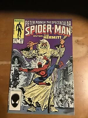 Buy Peter Parker Spectacular Spider-Man # 97 1984 1st Hermit John Ohn (Spot) • 14.33£
