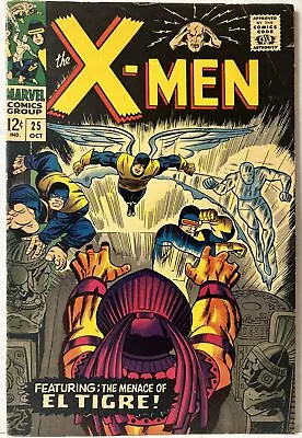Buy Uncanny X-Men #25 - Marvel 1966 - 1st Appearance Of El Tigre *FN-* • 40.12£