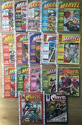 Buy Marvel Super-Heroes 354-357 / 359-366 / 368 / 371 / 376 / 379 / 383 (17 Issues) • 25£