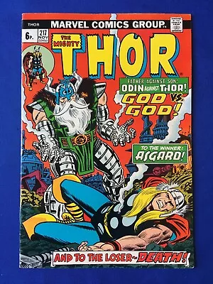 Buy The Mighty Thor #217 FN/VFN (7.0) MARVEL ( Vol 1 1973) (3) • 15£