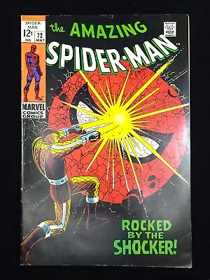 Buy The Amazing Spider-Man #72 FN- 1969 Shocker Appearance! John Romita Sr. Cover • 55.32£