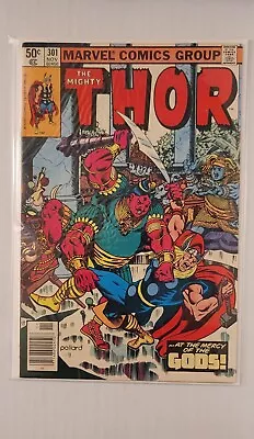 Buy The Mighty Thor #301 MARVEL 1980 1st App Of Ta-Lo (...At The Mercy Of The Gods!) • 4.74£