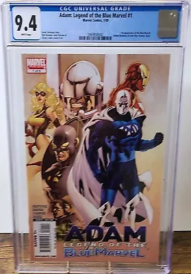 Buy Adam Legend Of The Blue Marvel #1 Cgc 9.4 1st Blue Marvel Anti-man • 354.76£