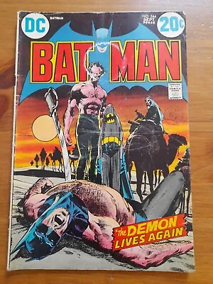 Buy Batman #244 Sept 1972 Good+ 2.5 Classic Battle Of Batman And Ra's Al Ghul • 44.99£