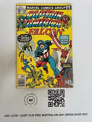 Buy Captain America # 218 VG Marvel Comic Book Avengers Falcon Iron Man Thor 6 J219 • 12.87£