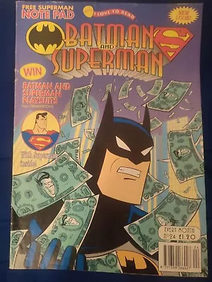 Buy 1995 RARE DC Comics Superman And Batman Comics - No 24 1995 • 5.99£