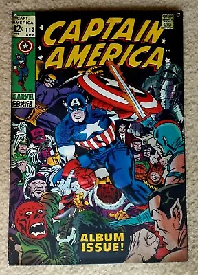 Buy CAPTAIN AMERICA  COMIC BOOK ISSUE #112 JACK KIRBY DISTRESSED TIN SIGN 12  X 16  • 8.06£