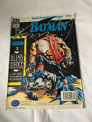 Buy BATMAN. NO.22 Detective Comics  Blind Justice D.C. Comics 1990  • 42.95£