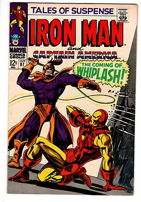 Buy Tales Of Suspense #97 (1968) - Grade 6.5 - Featuring Whiplash And Black Panther! • 78.87£
