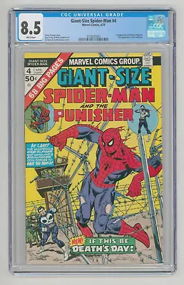 Buy Giant Size Spider-Man #4 CGC 8.5 Third Punisher • 209£
