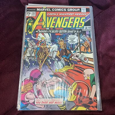Buy AVENGERS # 142 (1975) VF/NM NM- Vs. Kang, Ghost Rider Western Heroes Appearance • 19.85£