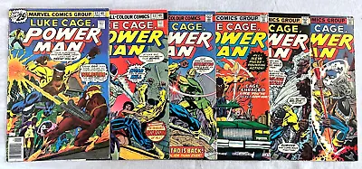 Buy 6 X Luke Cage, Power Man Lot - #32, 33, 36, 37, 38, 39 - Marvel Bronze Age VG+ • 8£
