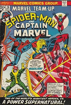 Buy  Marvel Team-Up Featuring Spider-Man And Captain Marvel  16, December 1973: VG • 7.94£