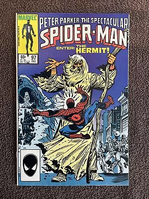 Buy Peter Parker, The Spectacular SPIDER-MAN #97 (Marvel, 1985) 1st Hermit • 10.24£