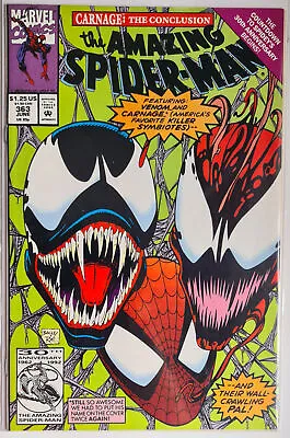 Buy Amazing Spider-Man #363 (06/1992) - Direct - 3rd Carnage F/VF - Marvel • 16.40£