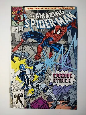 Buy Marvel Comics Amazing Spider Man #359 - 1st Kletus Kasady Carnage Cameo 1992 • 14.35£