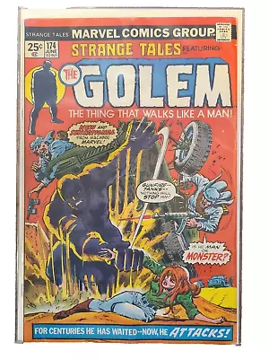 Buy Strange Tales Featuring The Golem Marvel Comics 174  FN+ • 10.28£