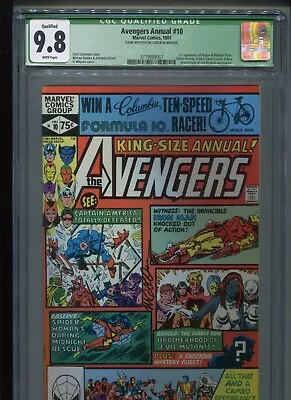 Buy Avengers Annual #10 (19891) CGC 9.8 [WHITE] 1st Rogue! QUALIFIED • 603.21£