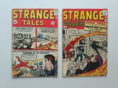 Buy Strange Tales 102 1st Wizard, 104 1st Trapster Marvel Silver Age Human Torch  • 158.12£