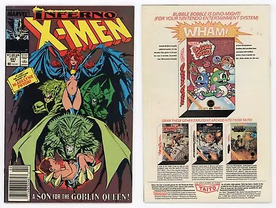 Buy Uncanny X-Men #241 (FN/VF 7.0) NEWSSTAND Origin Madelyne Pryor Goblin Queen 1989 • 11.38£