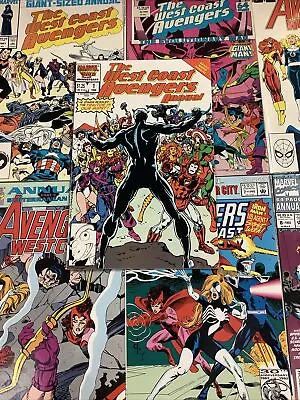 Buy Avengers West Coast Annual #1-8 Comic Book Lot Iron Man Hawkeye Scarlet Witch • 23.82£